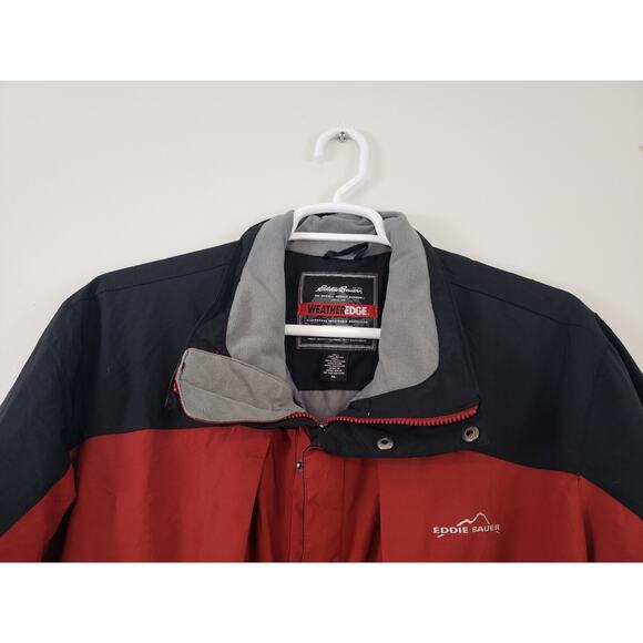 (N5) Eddie Bauer Weather Edge Mens Jacket Size XL Insulated Waterproof Outdoor - Picture 4 of 12